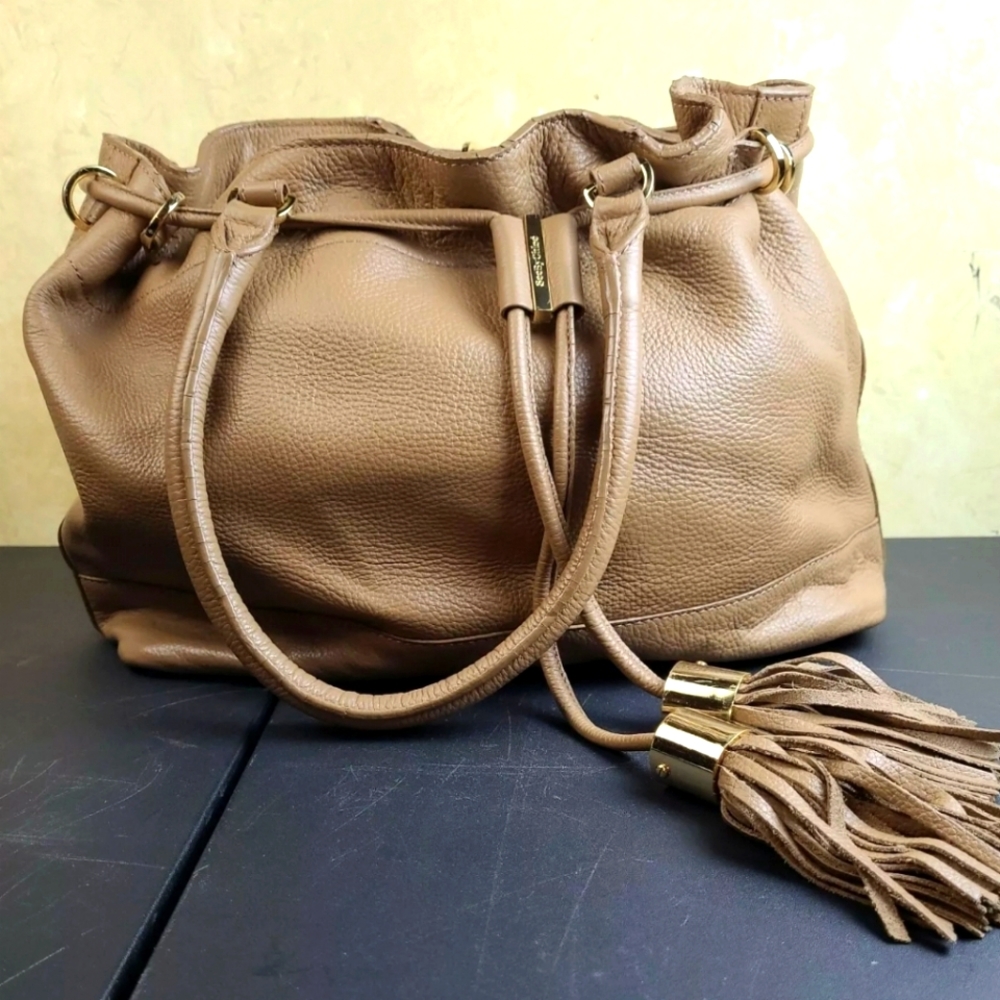 See By Chloe Large Vicki Leather Bucket Bag Authentic - Good Condition - Brown!!